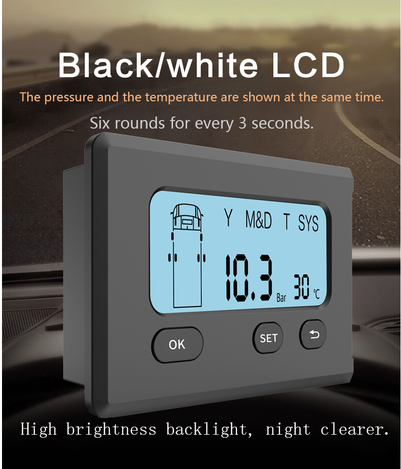 6 wheel Bus Internal Tpms from China manufacturer - Dongguan Tiremagic ...